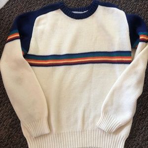 Retro Rainbow Sweater